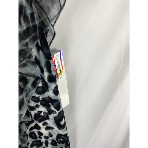 NWT NW Nightway Animal Print Dress Size 14 - Picture 4 of 7